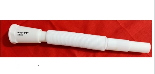 Magic Pipe - 1 Inch Diameter, 27-33 Inch Length | Durable Silver Waste Water Plumbing Pipe