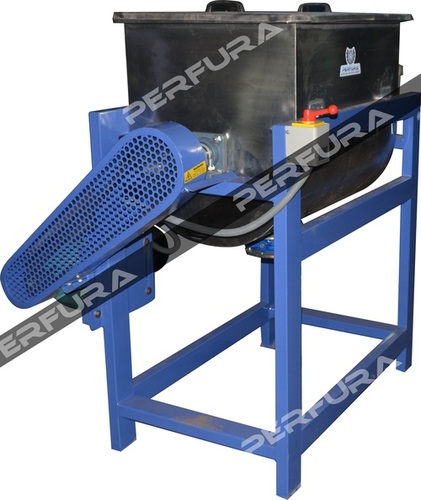 Flour Mixer - Food Grade Stainless Steel , 100 Kg/hr Capacity , Single Flour Mill Machine with 1 Year Warranty