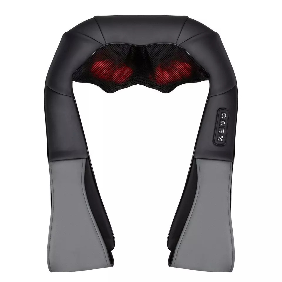 Back Massager - Ergonomic Design, Adjustable Intensity Levels, Heat Functionality, Portable Size