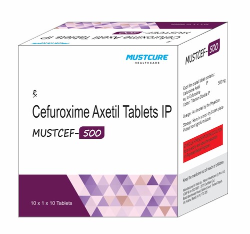 Cefuroxime Axetil Tablets Ip 500 Mg