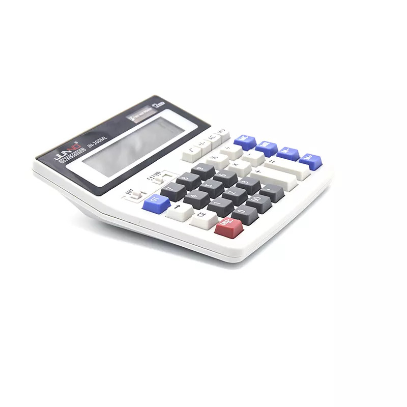 Office Calculator - Compact Design | Ergonomic Buttons, High-resolution Display, Solar Powered