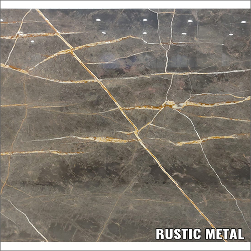 Rustic Metal Marble - Slabs Of Natural Beauty, Polished Surface Finish | Durable For Indoor Flooring, Custom Countertops & Statement Backsplashes