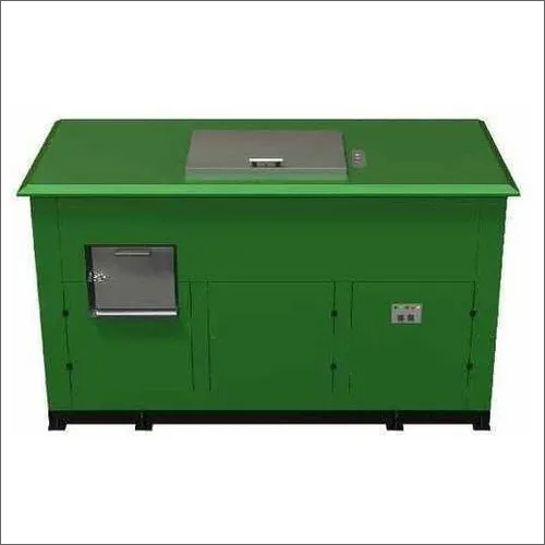 Green Three Phase Organic Waste Composter Machine