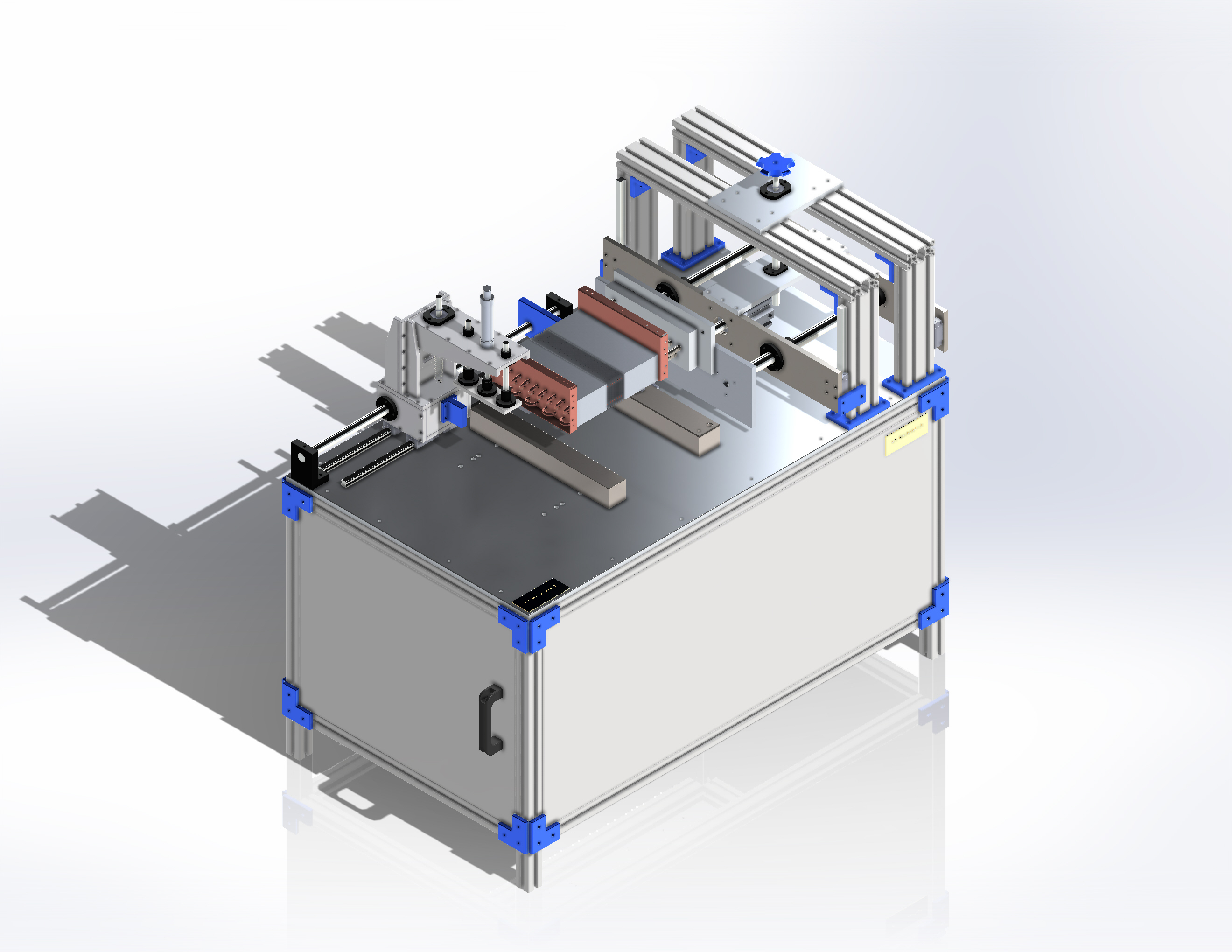 Low Noise Air Flushing Machine For Copper Coils