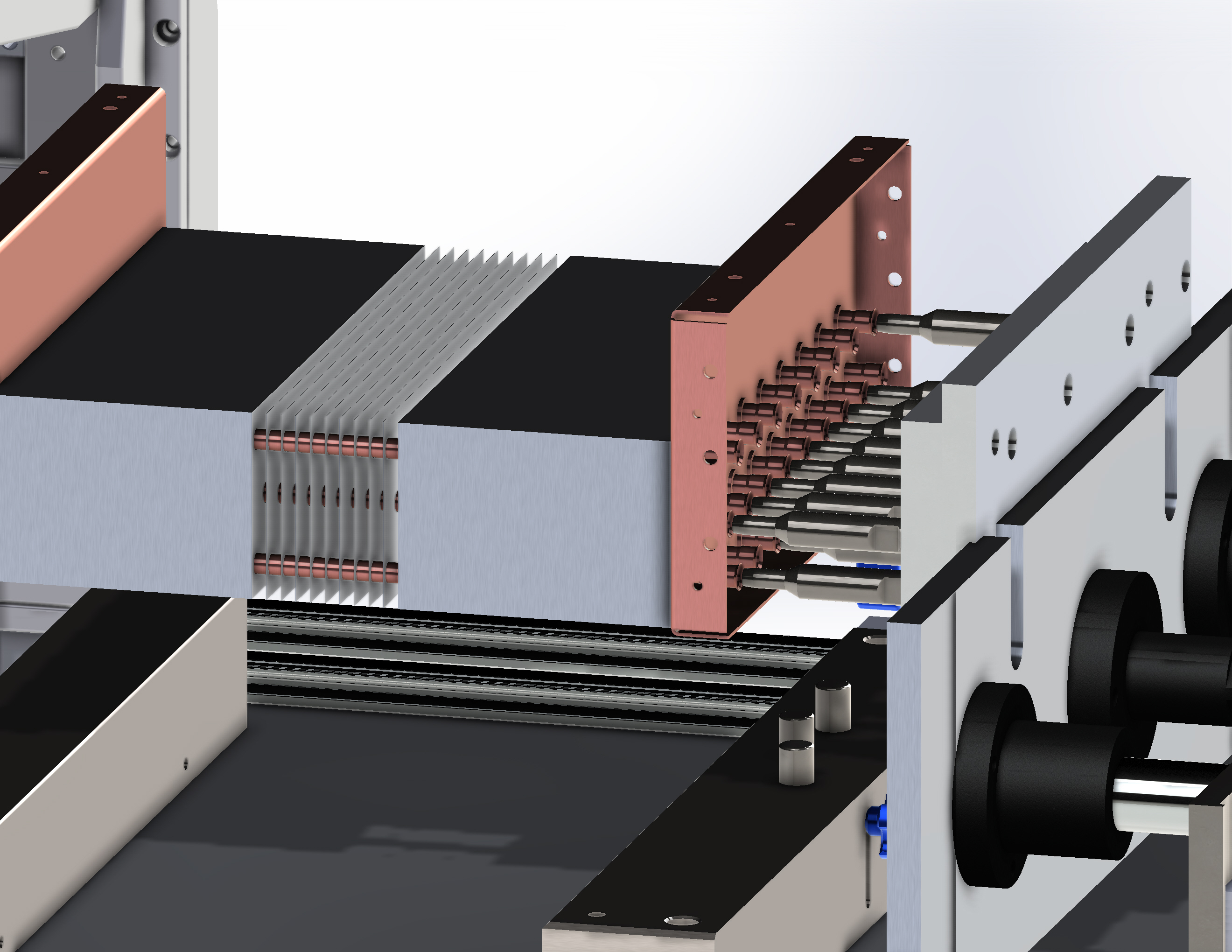 Low Noise Air Flushing Machine For Copper Coils