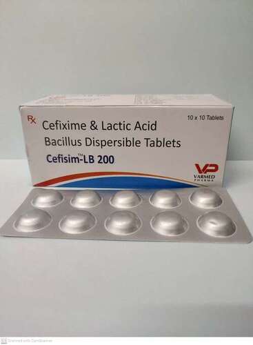 CEFISIM LB 200 - Cephalosporin Antibiotic, 200 mg | Effective Against Gonorrhea, Bronchitis, and Bacterial Infections of Throat, Ears, Urinary Tract