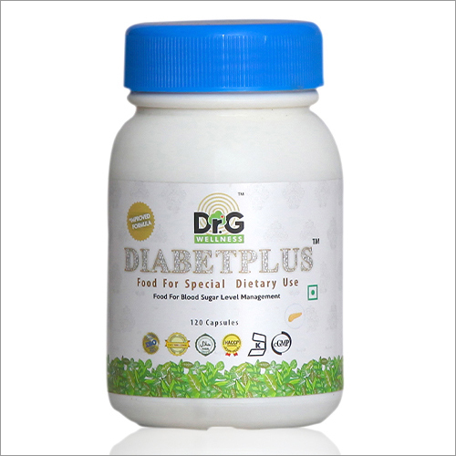 Veg Diabetplus - 120 Digestible Capsules | Enhances Insulin Sensitivity Supports Kidney & Liver Function Suitable For All