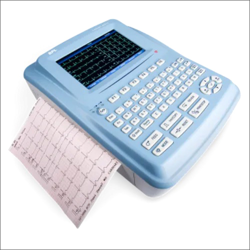 Plastic Bpl 12 Channel Cardiart Ecg Machine