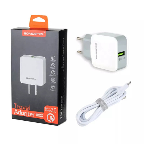 USB Charger - High-Speed Charging, Compact Design with Dual USB Ports and Universal Compatibility