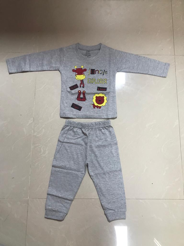 Cool In Cool Kids Wear Set - Cotton Blend, Xs And Xxs Sizes | Fun And Trendy Boys T-shirt And Pajama Set