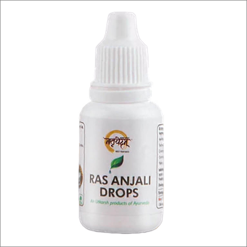 Herbal Ras Anjali Drops - Herbal Extract Blend, White Color | Supports Immune System, Promotes Lung Health, Boosts Digestion, Antioxidant Properties for Overall Well-Being