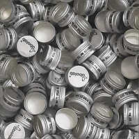 एल्युमिनियम सिल्वर प्रिंटेड कैप साइज: अलग-अलग उपलब्ध