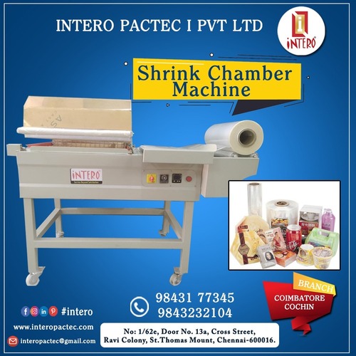 Shrink Chamber - Stainless Steel, 1500 x 800mm | 220V Electric Heating, 50-250°C Temperature Range, Ideal for Shrink Wrapping Food and Industrial Materials