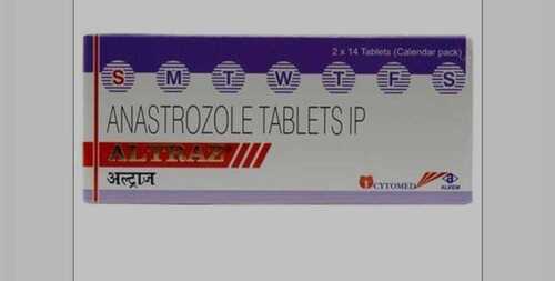Anastrozole Tablets IP - 2x14 Tablets Box, Allopathic Medicine for Post-Menopausal Breast Cancer Treatment in Adults | Convenient Dosage, Easy to Use, Effective Treatment, Cold & Dry Storage