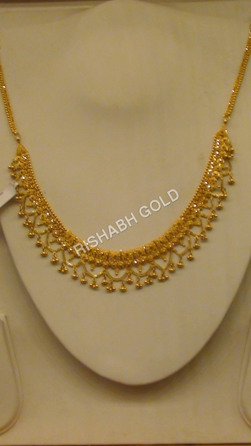 Simple Gold Choker Necklace Latest Fancy Gold Necklace Designs