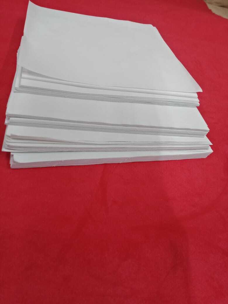 Plain Butter Paper - Uncoated Baking Paper, 20 Inch Width, 11x11 Size , Waterproof & Greaseproof, 40 Gsm Custom White Sheets & Roll