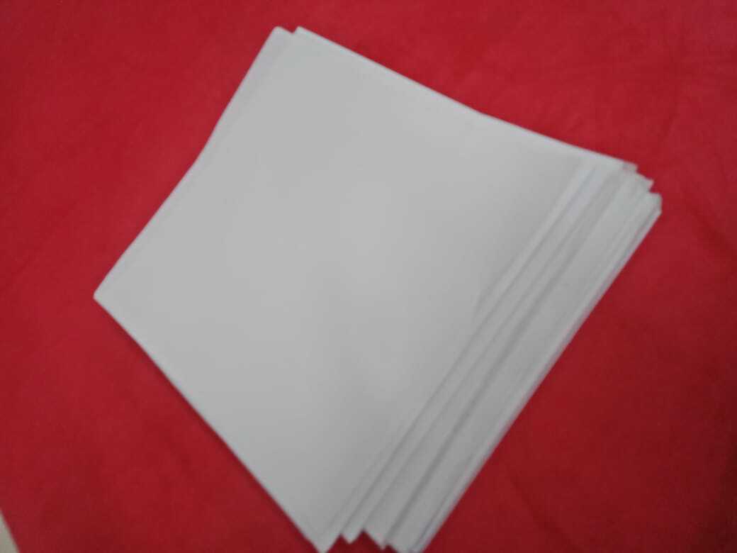 Plain Butter Paper - Uncoated Baking Paper, 20 Inch Width, 11x11 Size , Waterproof & Greaseproof, 40 Gsm Custom White Sheets & Roll