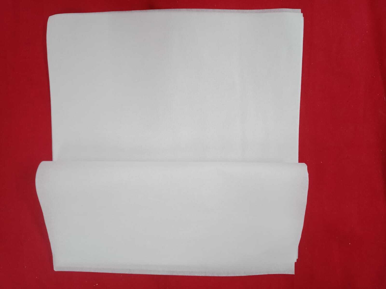 Plain Butter Paper - Uncoated Baking Paper, 20 Inch Width, 11x11 Size , Waterproof & Greaseproof, 40 Gsm Custom White Sheets & Roll