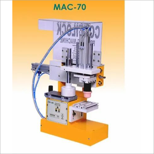 Pneumatic Pad Printing Machine - Mild Steel, Semi-Automatic Operation, 2000 Capacity | 1 Year Warranty