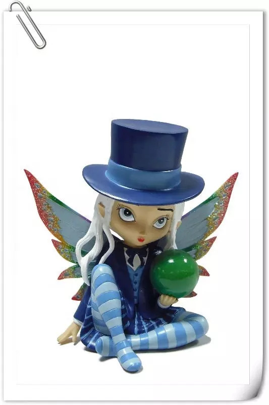 Plastic Crafts - Plastic Resin, 10cm Height, Blue Color | Home Decor, Collectibles, Gift, Cardboard Box Packaging, Ce Compliant