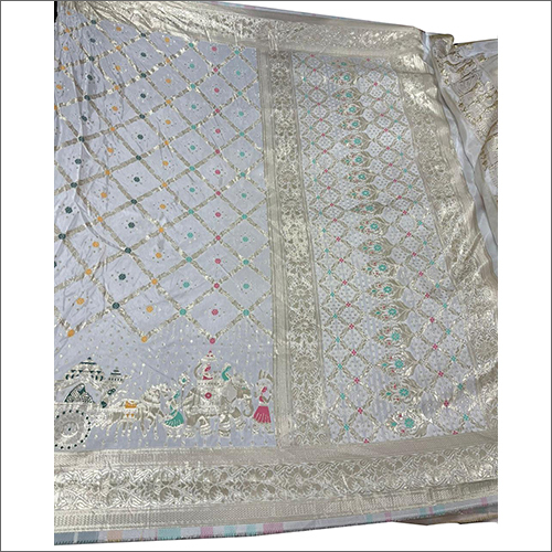 Multicolor Ladies Viscose Jacquard Saree