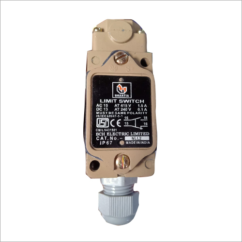 Limit Switch Application: Commercial
