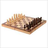 फोल्डिंग वुडन चेस बोर्ड एज ग्रुप: वयस्क