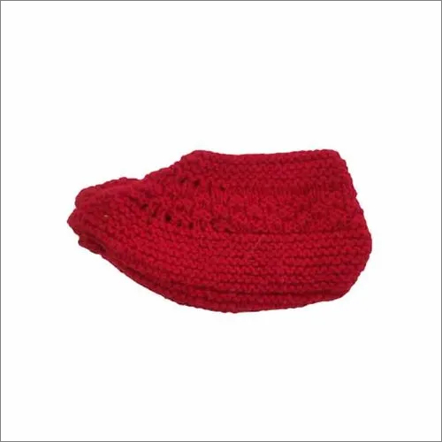 रेड प्लेन वूलन सॉक्स