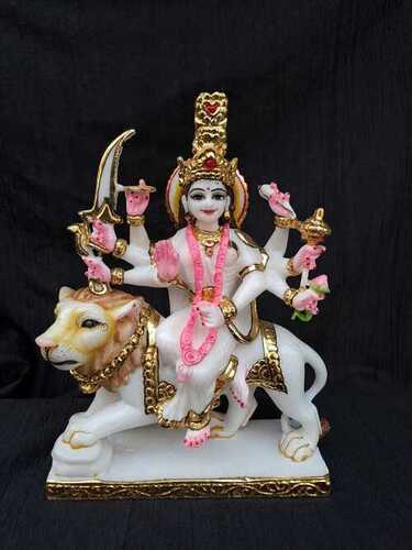 Durga Marble Statue