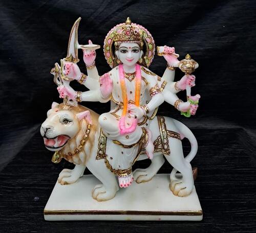 मार्बल दुर्गा माता की मूर्ति