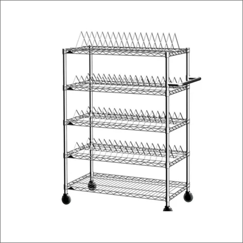 सिल्वर पीसीबी ट्रॉली स्टैंड