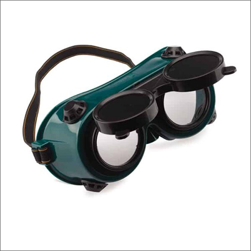 Safety Goggle - Polycarbonate, Heavy Duty | Blue-Black Color, Unisex Design, Reusable, Waterproof for Enhanced Safety Usage