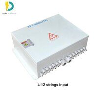सोलर पैनल सिस्टम के लिए 1000V डीसी कंबाइनर बॉक्स के साथ IP65 PV स्ट्रिंग कंबाइनर बॉक्स