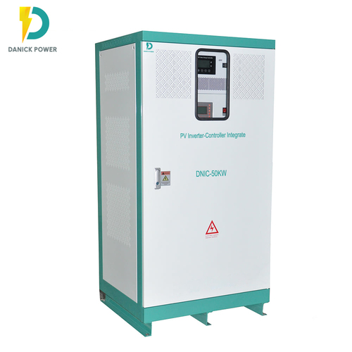 व्हाइट 50Kw इंटीग्रेटेड ऑफ ग्रिड सोलर इन्वर्टर बिल्ट-इन सोलर चार्ज कंट्रोलर के साथ