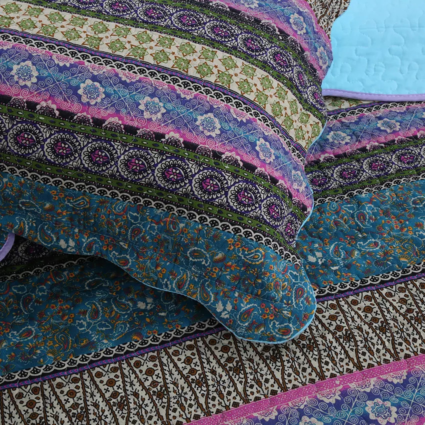 Quilted Coverlets - Luxurious Polyester Blend | Elegant Patterns, Soft Texture, Machine Washable