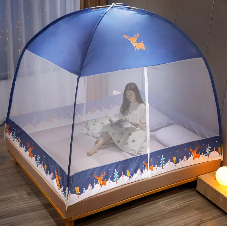 Premium Mosquito Net - Durable Polyester | Extra Large Size, Uv Resistant, Easy To Install