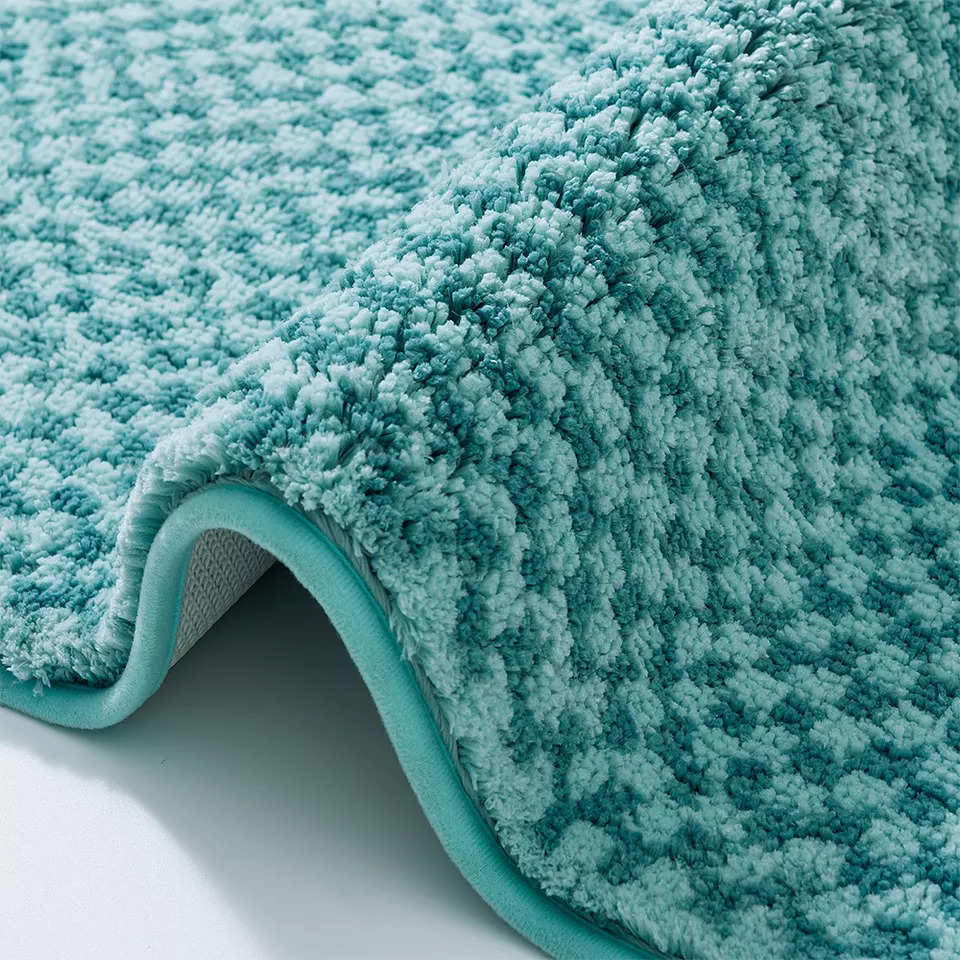 Bath Mats - Microfiber Material, Standard Size 20x30 Inches, Non-slip Backing, Water-absorbent Technology