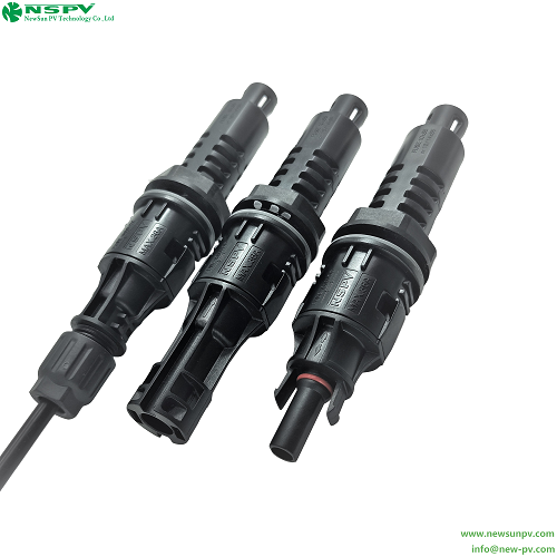 Black Solar Pv Combiner Box Fuse Connector Solar Panel Fuse Connector For Dc Combiner Or Inverter