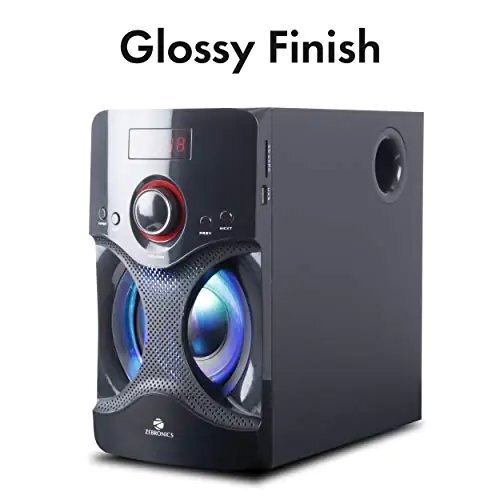 Home Theatre - 4 Speakers, 1 Subwoofer, 60w Rms Power | Bluetooth & Memory Card Slot, Black