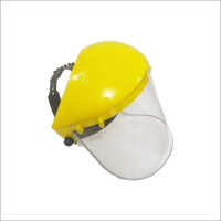 पीला-काला-पारदर्शी पॉलीकार्बोनेट फेस शील्ड