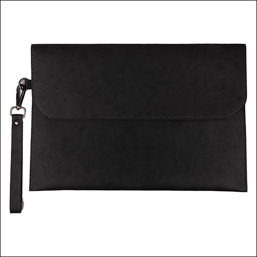 Laptop Sleeve - Fabric Material, Rectangle Shape, Matte Black Color | Ideal for Industrial, Domestic, and Personal Use