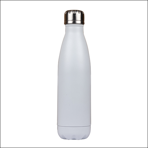 Cola Bottle - Metallic, Round Shape | Black & White Design For Industrial, Domestic, And Personal Use