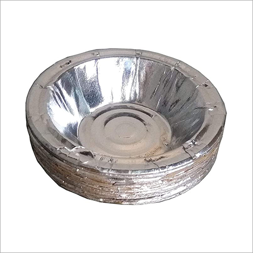 Disposable Round Silver Paper Dona - Heavyweight Paper Material,  Durable Design | Ideal for Parties and Weddings, Stylish Table Setting