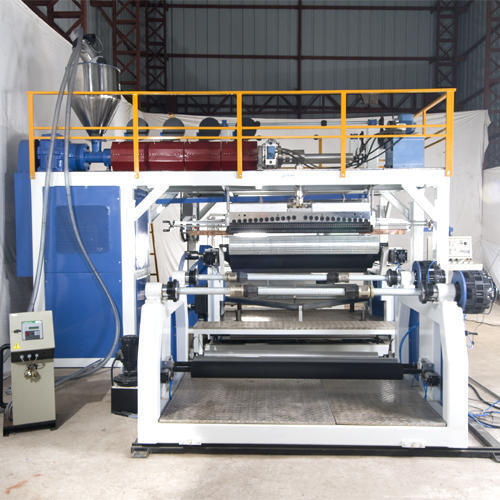 Extrusion Coating Lamination Plant - Mild Steel, 40 X 30 X 15 Inches, Blue | 440v Semi-automatic, Electric Drive, Frequency Speed Control, 1 Year Warranty