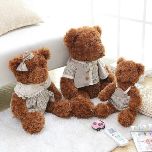 Family Teddy Bear Toys - Color: Brown