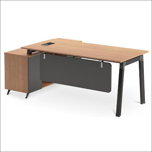 मशीन मेड मॉडर्न ब्राउन मैनेजर टेबल