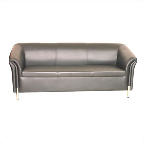 Durable 3 Seater Grey Silver Office Sofa