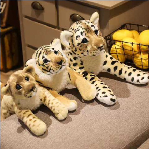 Yellow Leopard Soft Toys