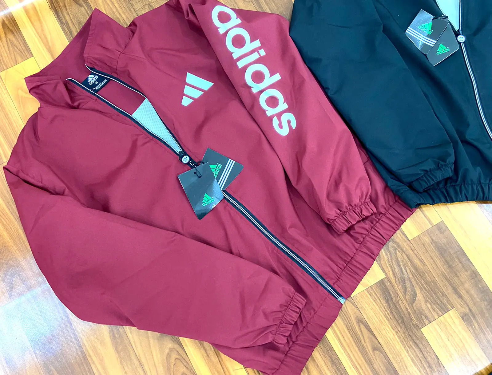 Polyester Mens Solid Jacket Set