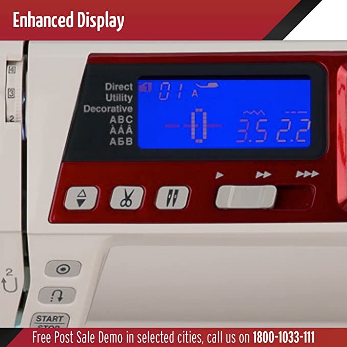 White Usha Dream Maker 120 Computerized Sewing Machine
